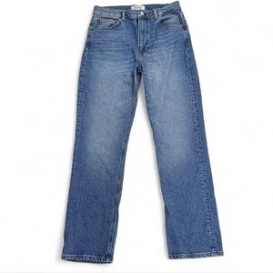 Reformation Liza Ultra High Rise Straight Leg Blue Denim Jeans Laguna Women’s 29